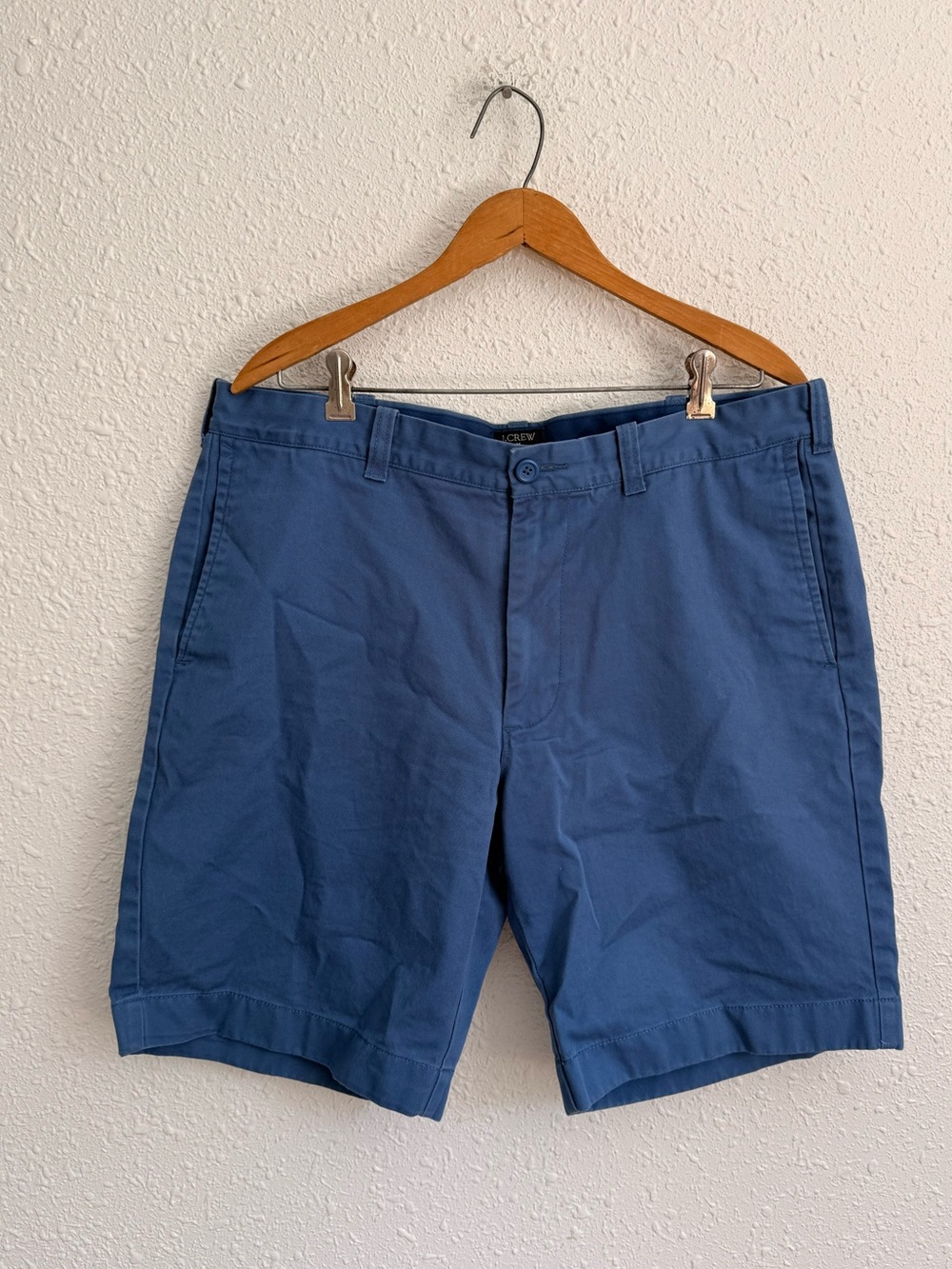 J Crew Gramercy blue chino canvas 9” shorts men’s 35